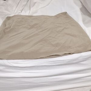 Magellan Outdoors Tan Beige Mini Skirt Skort -  Outdoor Style Sz 16 Plus Size